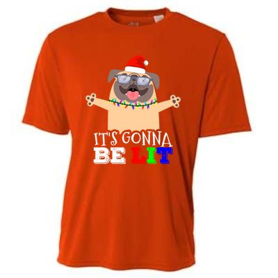 Cute Pugs Christmas Tree Funny Pug Lover Christmas Great Gift Cooling Performance Crew T-Shirt