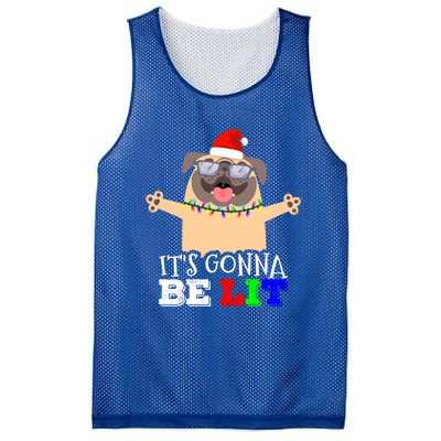 Cute Pugs Christmas Tree Funny Pug Lover Christmas Great Gift Mesh Reversible Basketball Jersey Tank