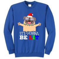 Cute Pugs Christmas Tree Funny Pug Lover Christmas Great Gift Tall Sweatshirt