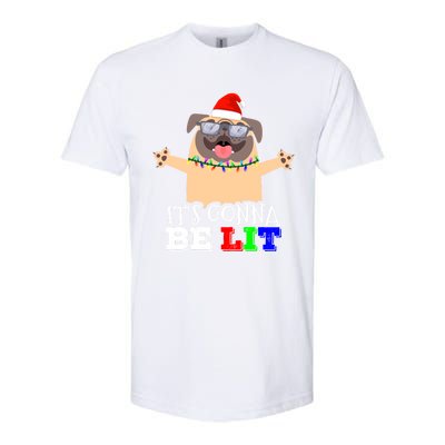 Cute Pugs Christmas Tree Funny Pug Lover Christmas Great Gift Softstyle CVC T-Shirt