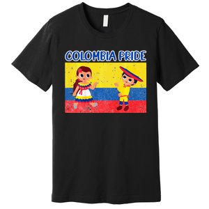 Colombian Pride Colombia Flag Premium T-Shirt