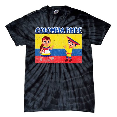 Colombian Pride Colombia Flag Tie-Dye T-Shirt