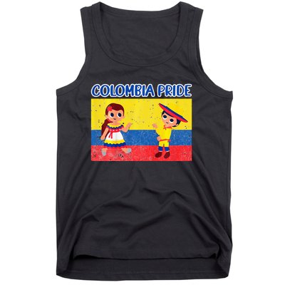 Colombian Pride Colombia Flag Tank Top