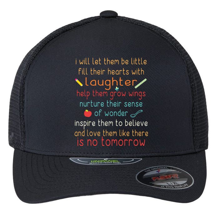 Childcare Provider Children Funny Child Care Daycare Flexfit Unipanel Trucker Cap