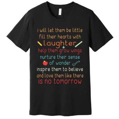 Childcare Provider Children Funny Child Care Daycare Premium T-Shirt