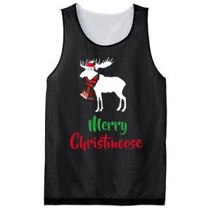 Christmas Pajama Christmas Moose Santa Hat Mesh Reversible Basketball Jersey Tank