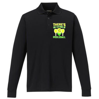 Cool Pickleball Performance Long Sleeve Polo