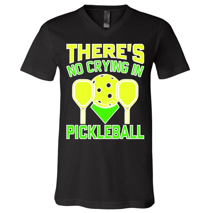 Cool Pickleball V-Neck T-Shirt