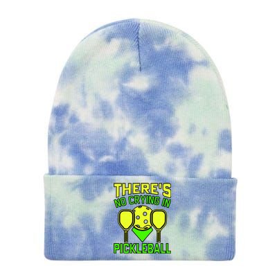 Cool Pickleball Tie Dye 12in Knit Beanie