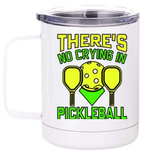 Cool Pickleball 12 oz Stainless Steel Tumbler Cup