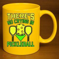 Cool Pickleball 11oz C Handle Ceramic Mug