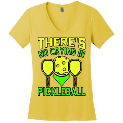 Cool Pickleball Women's V-Neck T-Shirt