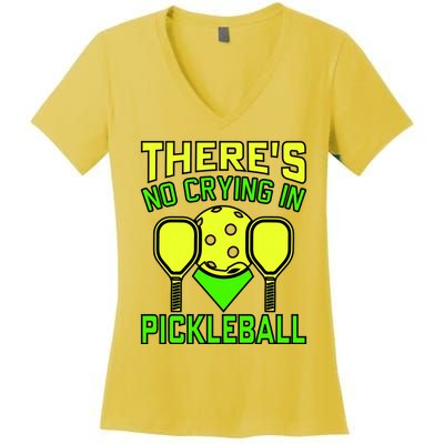 Cool Pickleball Women's V-Neck T-Shirt