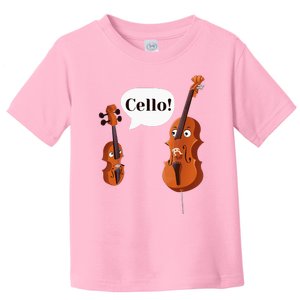 Cello Player Cellist Orchestra Musician Classical Music Toddler T-Shirt