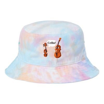 Cello Player Cellist Orchestra Musician Classical Music Tie Dye Newport Bucket Hat