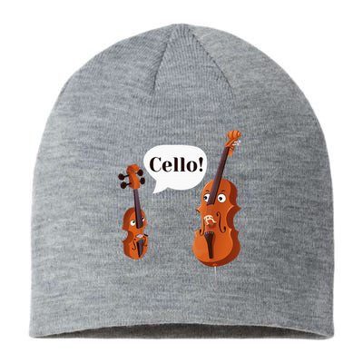 Cello Player Cellist Orchestra Musician Classical Music Sustainable Beanie