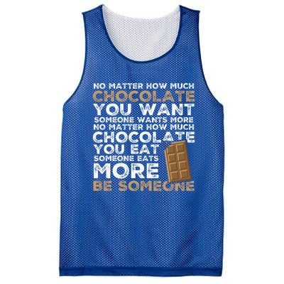 Chocolate Pun Choco Bar Chocoholic Great Gift Funny Chocolate Meaningful Gift Mesh Reversible Basketball Jersey Tank