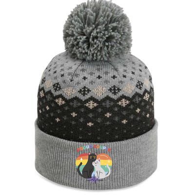 Cat Proud Couple Pride Heart The Baniff Cuffed Pom Beanie