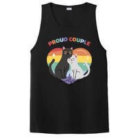 Cat Proud Couple Pride Heart PosiCharge Competitor Tank