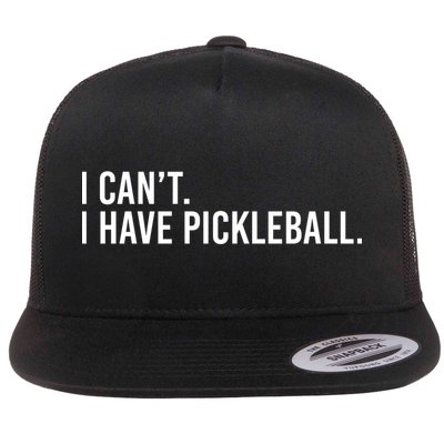 Cool Pickleball Coach With Saying I Can't I Have Pickleball Gift Flatbill Hat