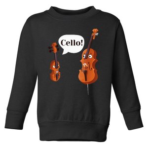 Cello Player Cellist Orchestra Musician Classical Music Toddler Sweatshirt