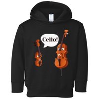 Cello Player Cellist Orchestra Musician Classical Music Toddler Hoodie