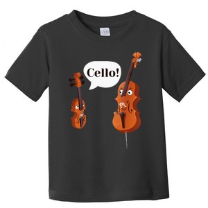 Cello Player Cellist Orchestra Musician Classical Music Toddler T-Shirt