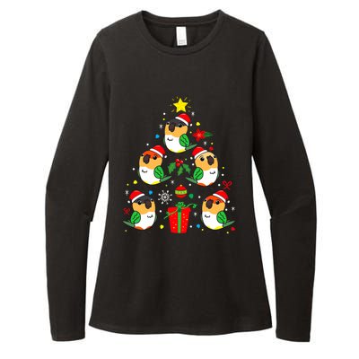 Caique Parrot Christmas Ornament Tree Xmas Mom Dad Bird Gift Womens CVC Long Sleeve Shirt