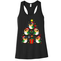 Caique Parrot Christmas Ornament Tree Xmas Mom Dad Bird Gift Women's Racerback Tank