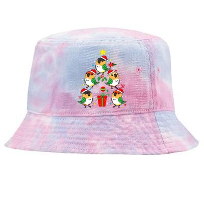 Caique Parrot Christmas Ornament Tree Xmas Mom Dad Bird Gift Tie-Dyed Bucket Hat