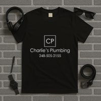 Charlie's Plumbing Custom T-Shirt