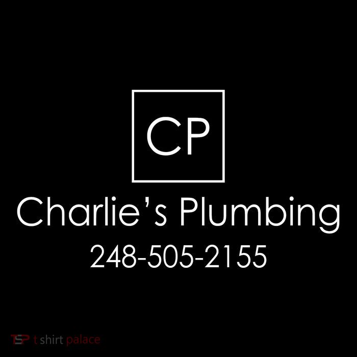Charlie's Plumbing Custom Drawstring Bag