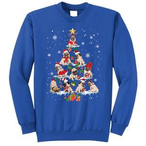 Cute Pugs Christmas Tree Funny Pug Lover Christmas Gift Sweatshirt