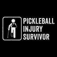 Cool Pickleball Coach With Saying Pickleball Injury Survivor Flatbill Hat