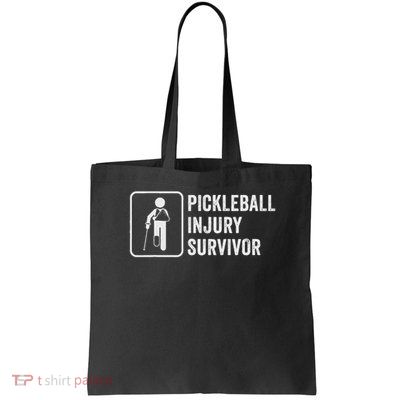 Cool Pickleball Coach With Saying Pickleball Injury Survivor Bag