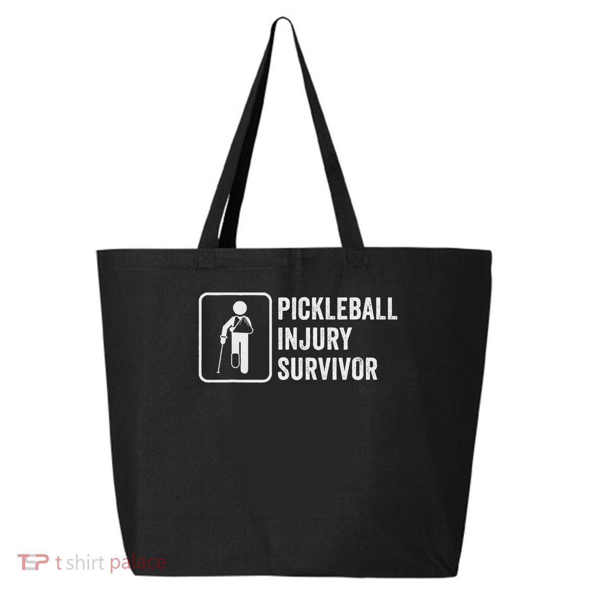 Cool Pickleball Coach With Saying Pickleball Injury Survivor 25L Jumbo Tote