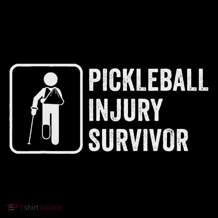 Cool Pickleball Coach With Saying Pickleball Injury Survivor Tank Top