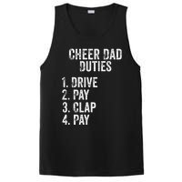 Cheerleading Papa Cheer Dad Duties Drive Pay Clap PosiCharge Competitor Tank