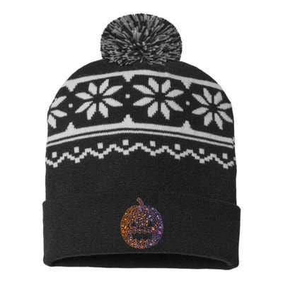 Candy Pumpkin USA-Made Snowflake Beanie