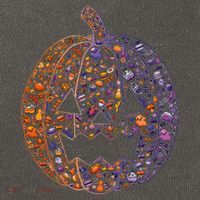 Candy Pumpkin Cotton Canvas Backpack