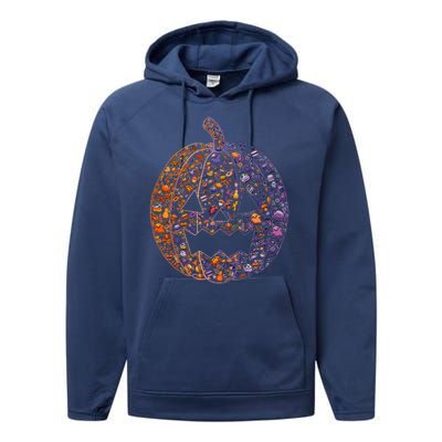 Candy Pumpkin Performance Fleece Hoodie