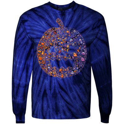 Candy Pumpkin Tie-Dye Long Sleeve Shirt