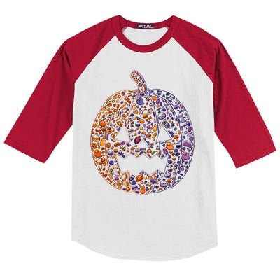 Candy Pumpkin Kids Colorblock Raglan Jersey