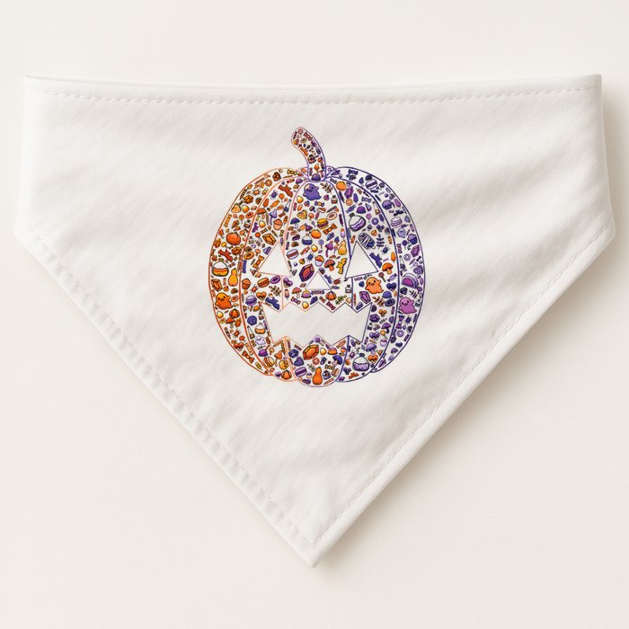Candy Pumpkin USA-Made Doggie Bandana