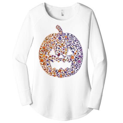 Candy Pumpkin Women's Perfect Tri Tunic Long Sleeve Shirt