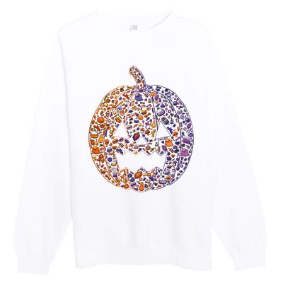 Candy Pumpkin Premium Crewneck Sweatshirt