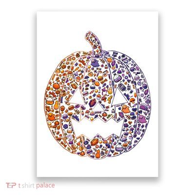 Candy Pumpkin Poster