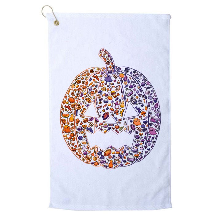 Candy Pumpkin Golf Towel