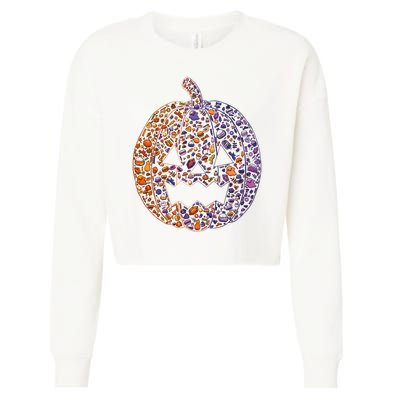 Candy Pumpkin Cropped Pullover Crew