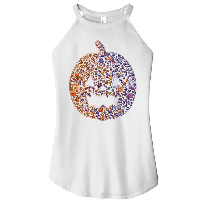 Candy Pumpkin Women’s Perfect Tri Rocker Tank